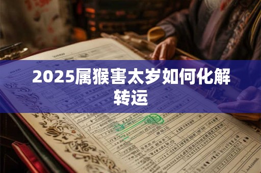 2025属猴害太岁如何化解转运