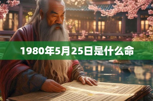 1980年5月25日是什么命