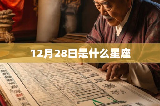 12月28日是什么星座