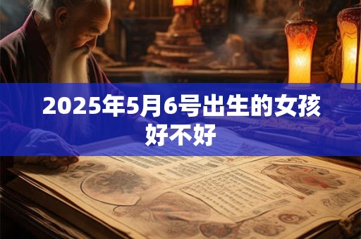 2025年5月6号出生的女孩好不好