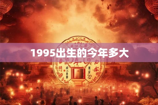 1995出生的今年多大