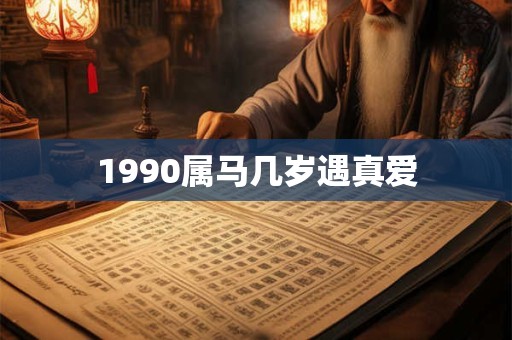 1990属马几岁遇真爱