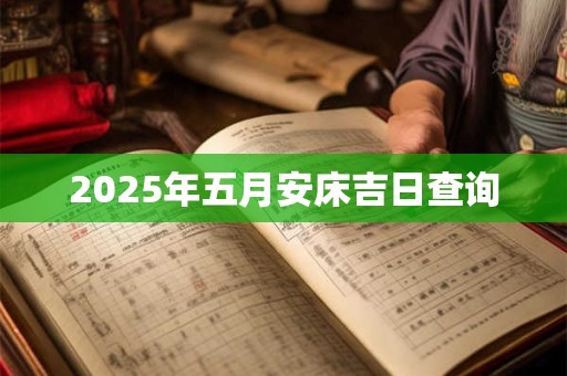2025年五月安床吉日查询
