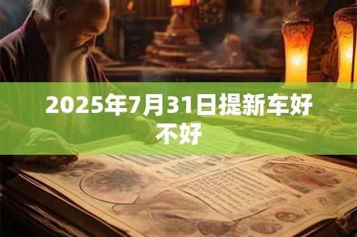 2026年7月31日提新车好不好