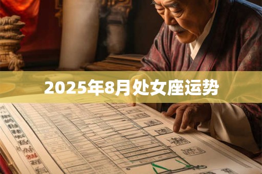 2025年8月处女座运势