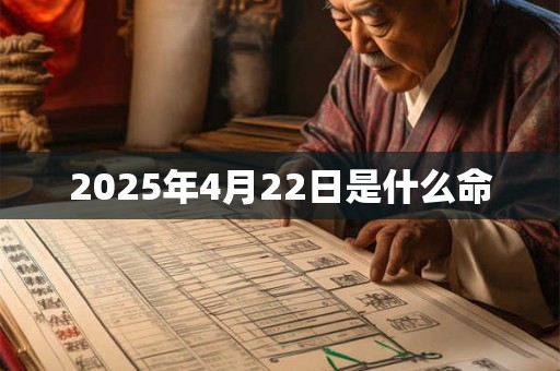 2025年4月22日是什么命