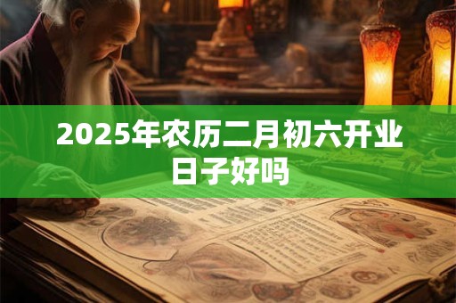 2025年农历二月初六开业日子好吗
