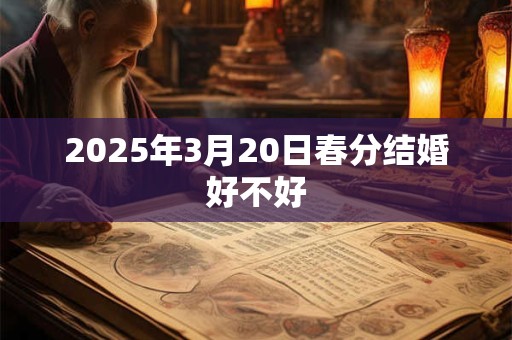 2025年3月20日春分结婚好不好
