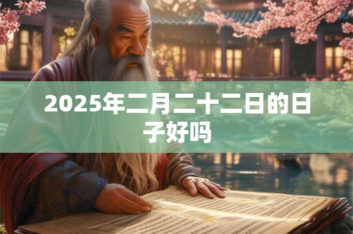 2025年二月二十二日的日子好吗