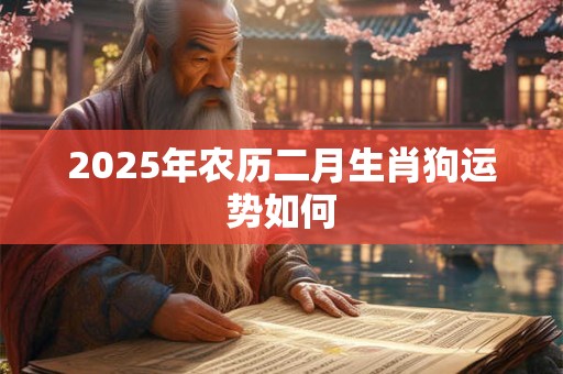 2025年农历二月生肖狗运势如何 2025年农历二月生肖狗运势如何