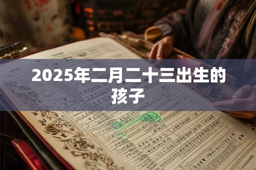 2025年二月二十三出生的孩子