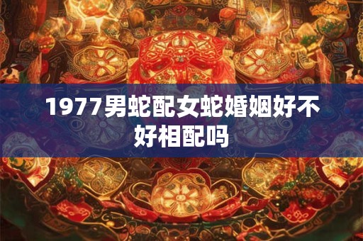 1977男蛇配女蛇婚姻好不好相配吗 1977男蛇配女蛇婚姻好不好相配吗