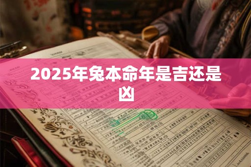 2025年兔本命年是吉还是凶