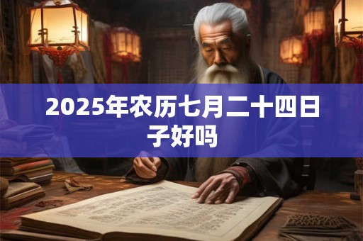 2025年农历七月二十四日子好吗
