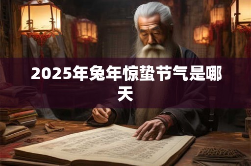2025年兔年惊蛰节气是哪天