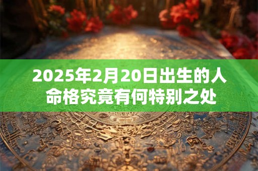 2025年2月20日出生的人 命格究竟有何特别之处