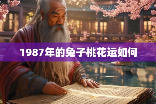 1987年的兔子桃花运如何 1987年的兔子桃花运如何