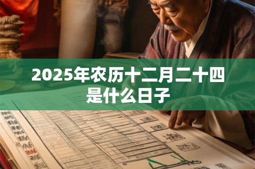 2025年农历十二月二十四是什么日子 2025年农历十二月二十四是什么日子
