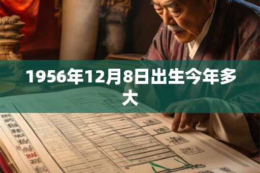 1956年12月8日出生今年多大