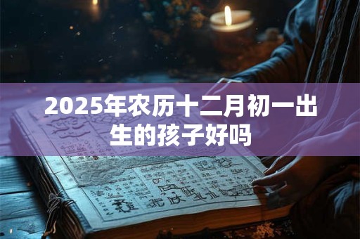 2025年农历十二月初一出生的孩子好吗