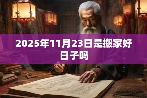 2025年11月23日是搬家好日子吗