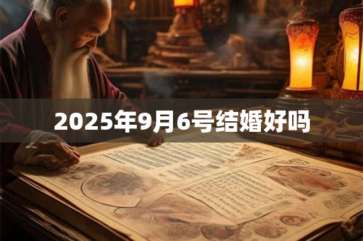 2025年9月6号结婚好吗