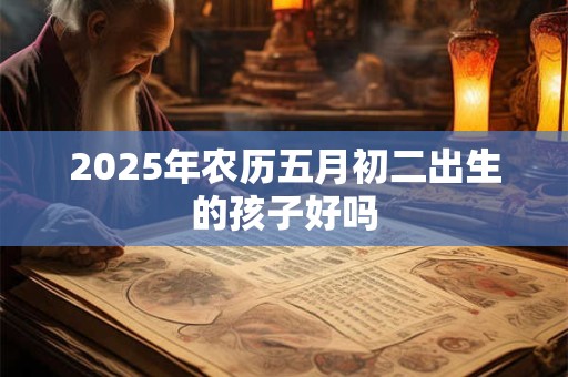 2025年农历五月初二出生的孩子好吗