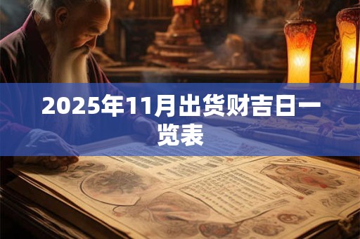 2025年11月出货财吉日一览表 2025年11月出货财吉日一览表