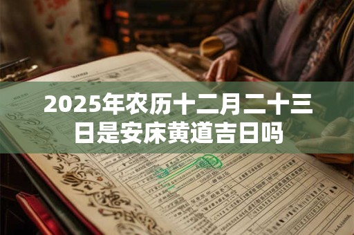 2025年农历十二月二十三日是安床黄道吉日吗