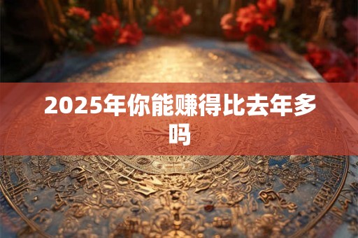 2026年你能赚得比去年多吗