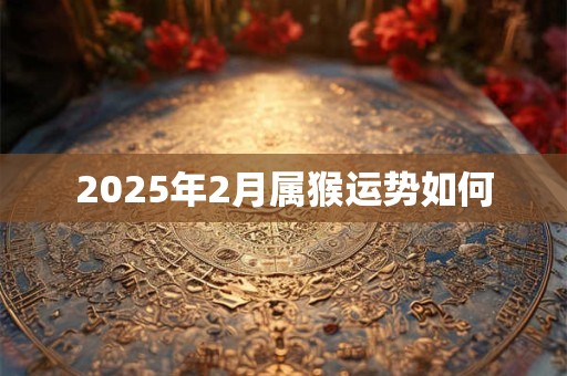 2025年2月属猴运势如何 2025年2月属猴运势如何