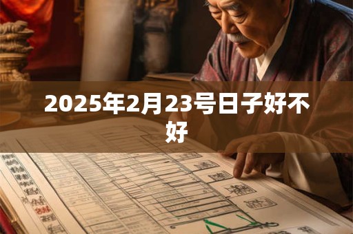 2025年2月23号日子好不好
