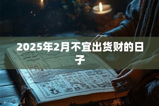 2025年2月不宜出货财的日子