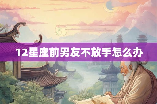 12星座前男友不放手怎么办
