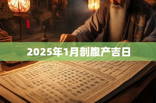2025年1月剖腹产吉日