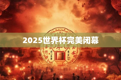 2025世界杯完美闭幕
