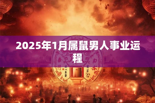 2025年1月属鼠男人事业运程