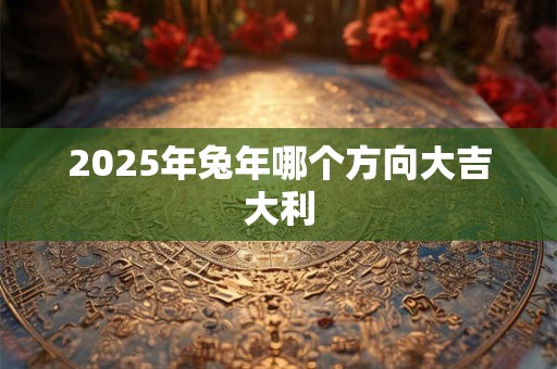 2025年兔年哪个方向大吉大利