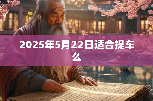 2025年5月22日适合提车么