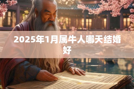 2025年1月属牛人哪天结婚好