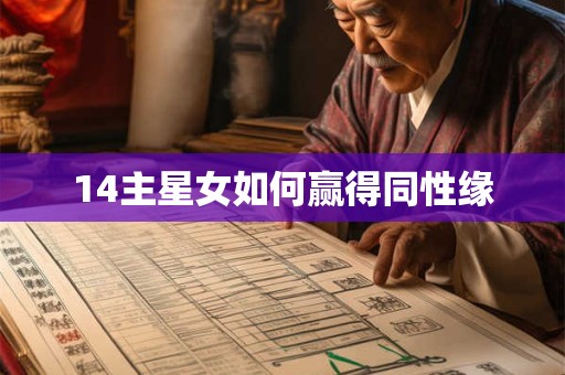 14主星女如何赢得同性缘