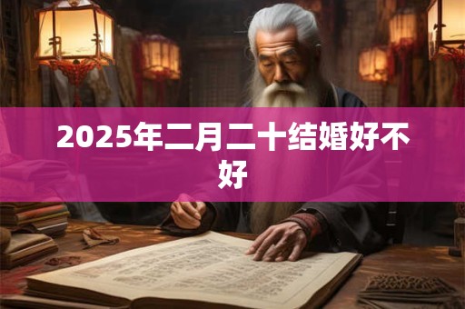 2025年二月二十结婚好不好