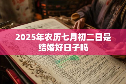 2025年农历七月初二日是结婚好日子吗