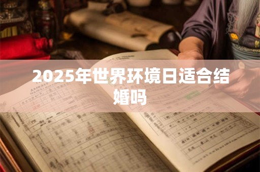 2025年世界环境日适合结婚吗