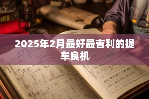 2025年2月最好最吉利的提车良机