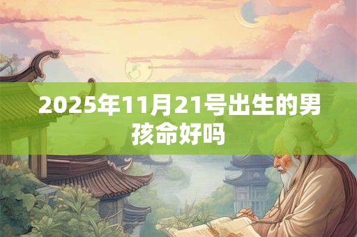 2026年11月21号出生的男孩命好吗