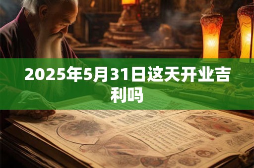 2025年5月31日这天开业吉利吗