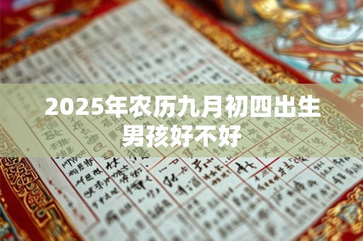 2025年农历九月初四出生男孩好不好