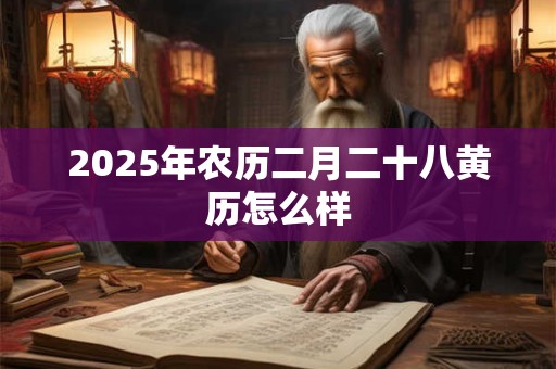 2026年农历二月二十八黄历怎么样