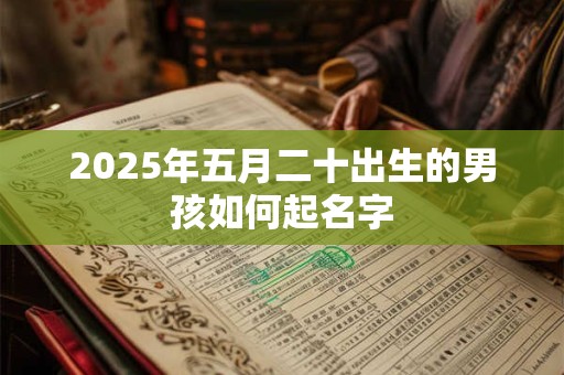 2025年五月二十出生的男孩如何起名字